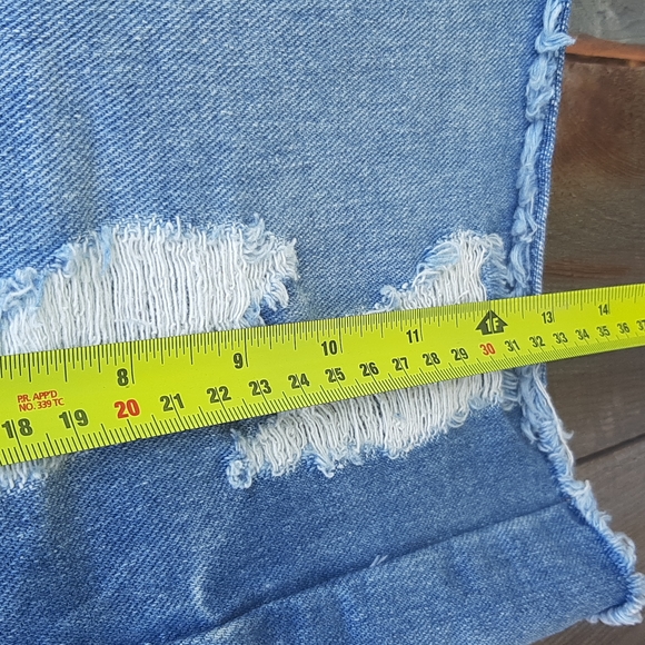 Women's Soulcal & Co denim Distressed mini skirt size xxs - Picture 5 of 6